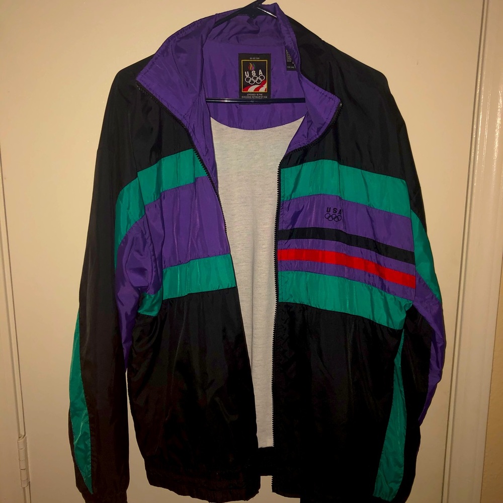 Vintage 90s USA Olympic Windbreaker from JCPenny